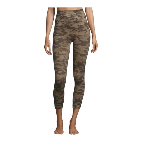 SPANX Pants - Spanx Leggings‎ Women's 1X Brown Camo Look At Me Now Seamless Shaping